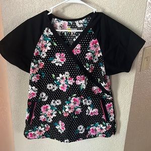 Wonderwink flex S scrub top